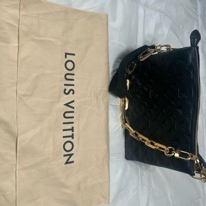 Louis Vuitton lamb skin Coussin